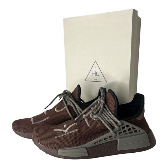Original ADIDAS HU NMD Size 7.5 For Men Pharrell Williams’ Chocolate NWT